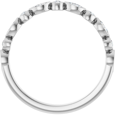 14K White 1/5 CTW Lab-Grown Diamond Anniversary Band