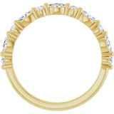 14K Yellow Gold 1/3 CTW Lab-Grown Diamond Anniversary Band