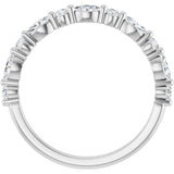 14K White Gold 1/3 CTW Lab-Grown Diamond Anniversary Band