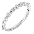 14K White 1/4 CTW Natural Diamond Anniversary Band