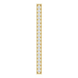 14K Yellow 1/5 CTW Natural Diamond Vertical Bar Pendant