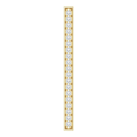 14K Yellow 1/5 CTW Natural Diamond Vertical Bar Pendant