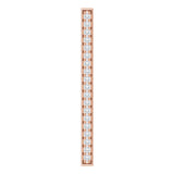 14K Rose 1/5 CTW Natural Diamond Vertical Bar Pendant