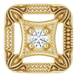 14K Yellow .03 CT Natural Diamond Vintage-Inspired Pendant