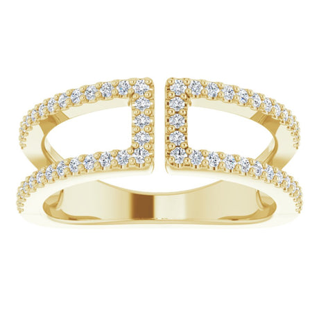 14K Yellow Gold 1/3 CTW Natural Diamond Ring