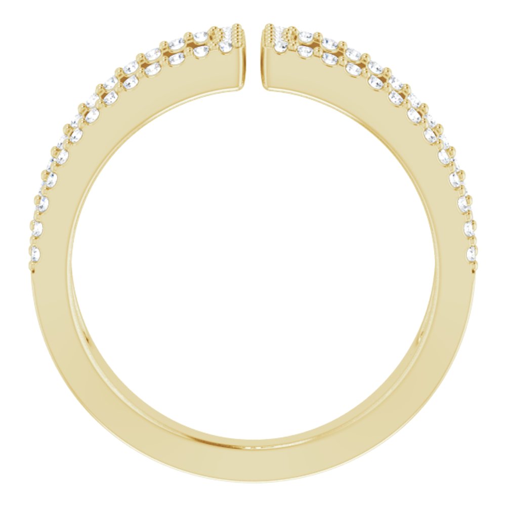 14K Yellow Gold 1/3 CTW Natural Diamond Ring