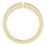14K Yellow Gold 1/3 CTW Natural Diamond Ring