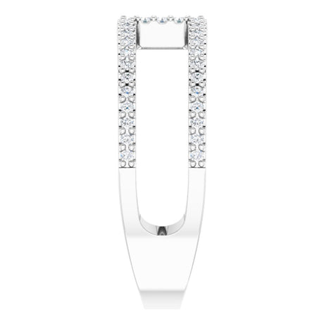 14K White Gold 1/3 CTW Natural Diamond Ring