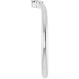 14K White Gold .06 CTW Natural Diamond Contour Band