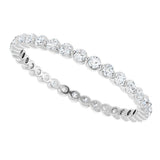 14K White Gold 1/2 CTW Lab-Grown Diamond  Eternity Band