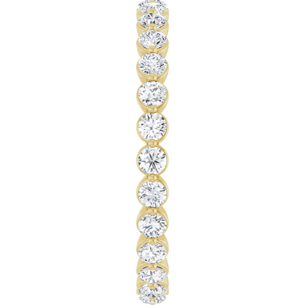 14K Yellow Gold 3/4 CTW Lab-Grown Diamond  Eternity Band