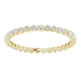14K Yellow 3/8 CTW Natural Diamond Eternity Band