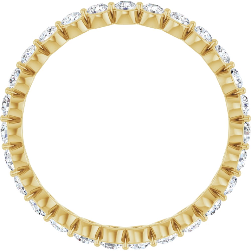 14K Yellow Gold 3/4 CTW Lab-Grown Diamond  Eternity Band
