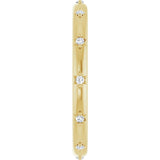 14K Yellow Gold .05 CTW Natural Diamond Eternity Band Size 6