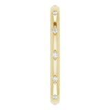 14K Yellow .06 CTW Natural Diamond Eternity Band