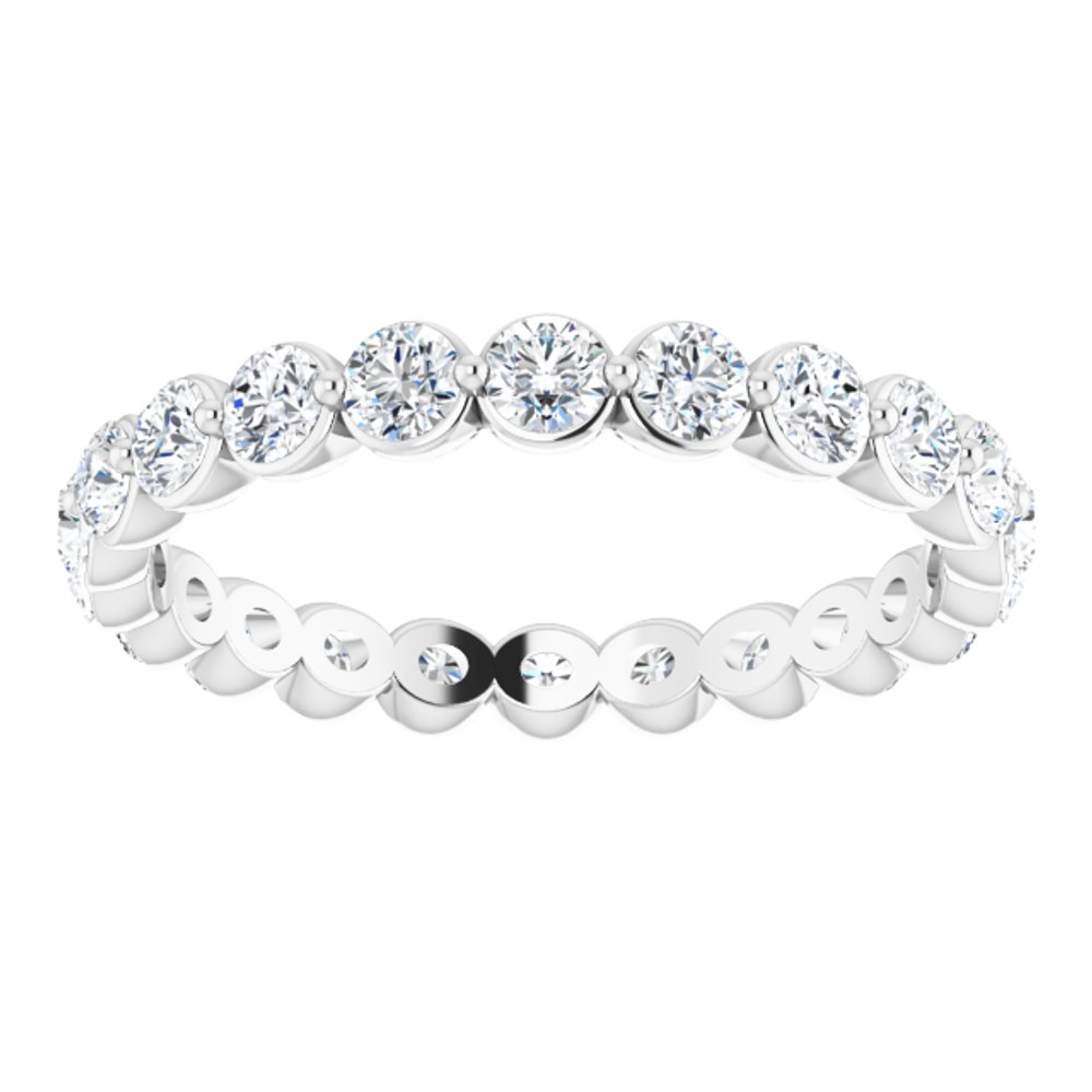 Platinum 1 1/4 CTW Lab-Grown Diamond  Eternity Band