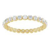 14K Yellow Gold 3/4 CTW Lab-Grown Diamond  Eternity Band