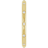 14K Yellow Gold .05 CTW Natural Diamond Eternity Band Size 7