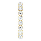 14K Yellow Gold 1 1/3 CTW Lab-Grown Diamond  Eternity Band