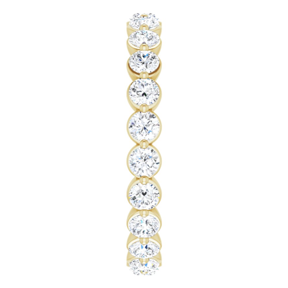 14K Yellow 1 1/4 CTW Lab-Grown Diamond  Eternity Band