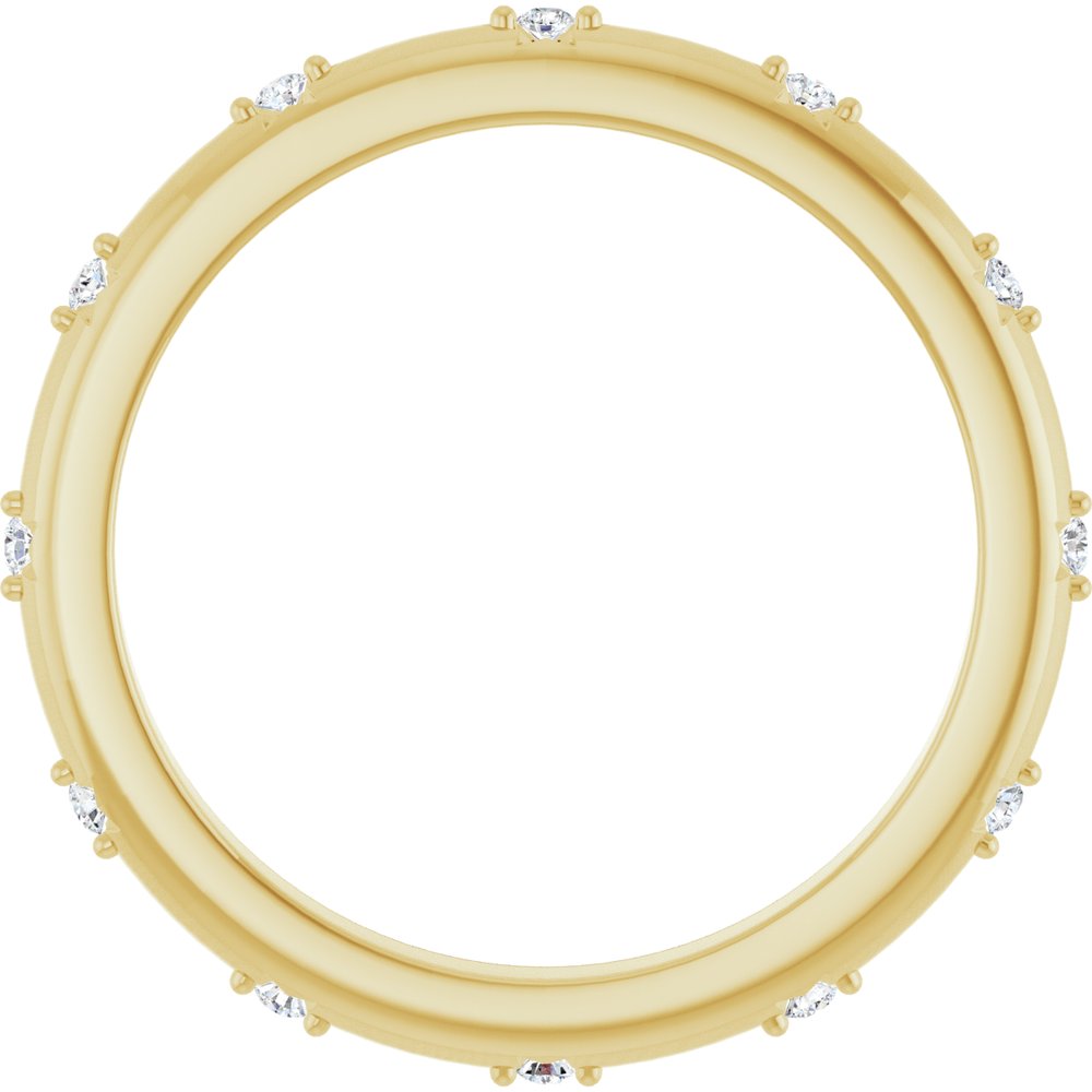 14K Yellow .06 CTW Natural Diamond Eternity Band