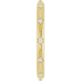 14K Yellow .06 CTW Natural Diamond Eternity Band