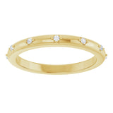 14K Yellow .06 CTW Natural Diamond Eternity Band