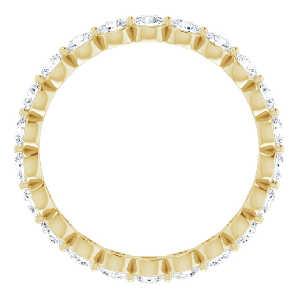 14K Yellow 1 1/4 CTW Lab-Grown Diamond  Eternity Band