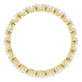 14K Yellow 1 1/4 CTW Lab-Grown Diamond  Eternity Band