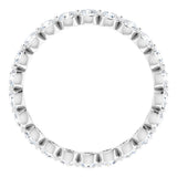 14K White Gold 1 1/4 CTW Lab-Grown Diamond  Eternity Band