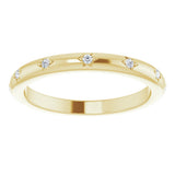 14K Yellow .06 CTW Natural Diamond Eternity Band