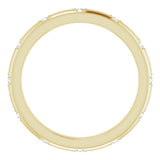 14K Yellow .06 CTW Natural Diamond Eternity Band