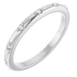 14K White Gold .05 CTW Natural Diamond Eternity Band Size 7