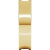 10K Yellow 5 mm Lightweight Concave Band Size 6.5
