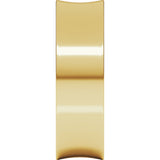 10K Yellow 6 mm Lightweight Concave Band Size 7