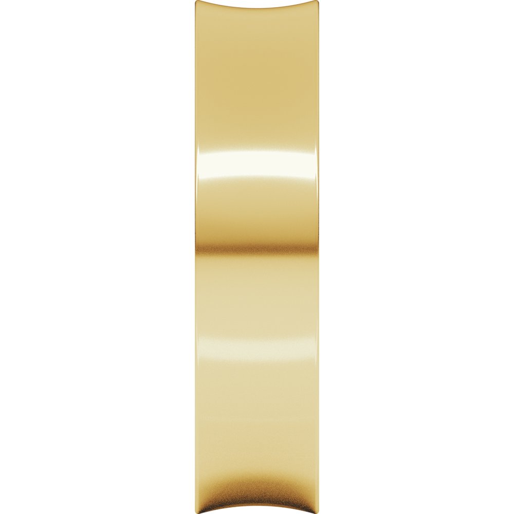 14K Yellow Gold 5 mm Comfort-Fit Concave Band Size 11