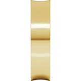 14K Yellow Gold 5 mm Comfort-Fit Concave Band Size 11
