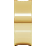 14K Yellow 8 mm Comfort-Fit Concave Band Size 9.5