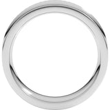 Sterling Silver 7 mm Comfort-Fit Concave Band Size 11