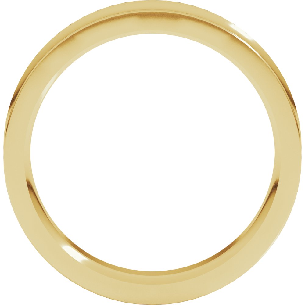 14K Yellow Gold 5 mm Comfort-Fit Concave Band Size 11