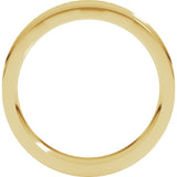 14K Yellow Gold 5 mm Comfort-Fit Concave Band Size 11