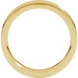 14K Yellow 5 mm Comfort-Fit Concave Band Size 11