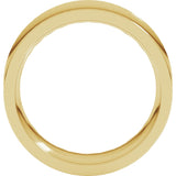 14K Yellow 8 mm Comfort-Fit Concave Band