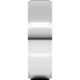 Palladium 6 mm Stepped-Edge Flat Band Size 7