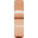 14K Rose 5 mm Flat Edge Band Size 10