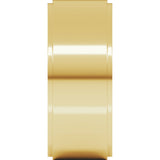 14K Yellow 8 mm Flat Edge Band