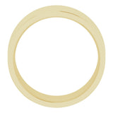 14K Yellow Gold 9 mm Lightweight Comfort-Fit Flat Band Size 8