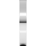 Sterling Silver 3 mm Ultra-Lightweight Flat Band Size 5