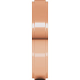 10K Rose Gold 4 mm Stepped-Edge Flat Band Size 9