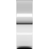 10K White Gold 7 mm Comfort-Fit Flat Band Size 13.5